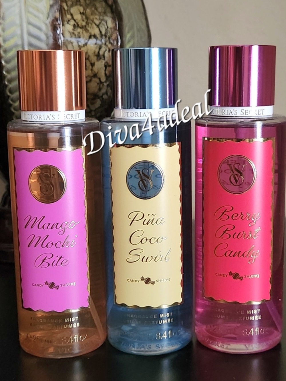 3X Victoria’s Secret CANDY SHOPPE Collection 8.4 FL OZ Mist Spray Bundle